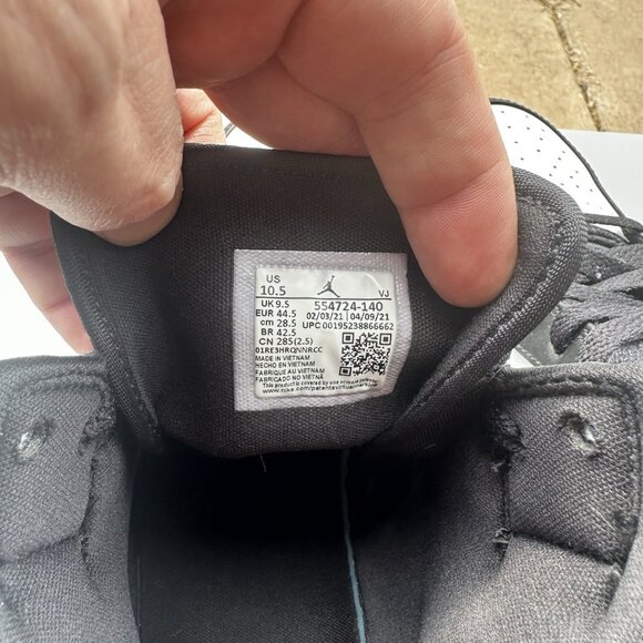 Size 10.5 - Air Jordan 1 Mid Racer Blue used - Picture 3 of 5